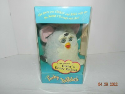 1999 FURBY BABIES baby Blue w/blue eyes Tiger Electronics NIB #70-940