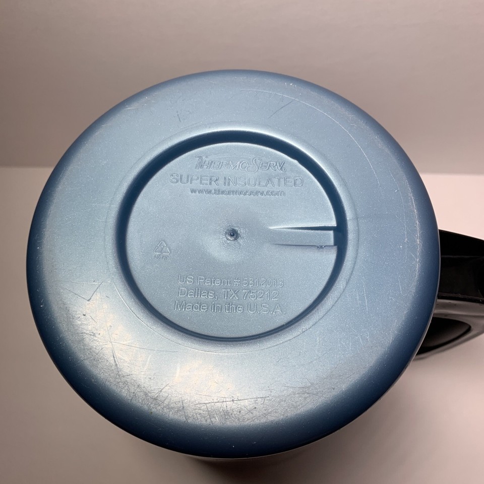 ThermoServ Super Insulated QT QuikTrip 52 oz Travel Mug Jug Blue