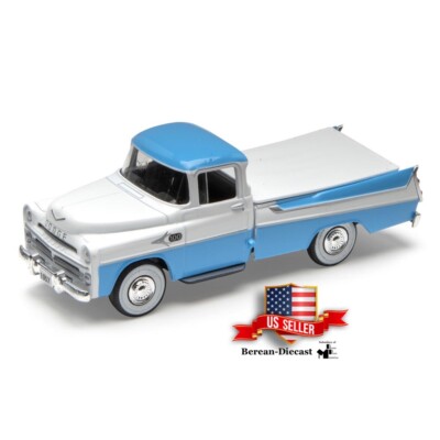 Denver Diecast -Menards Blue & White 2-tone 1957 Dodge Sweptside Pickup 1/48-''O''