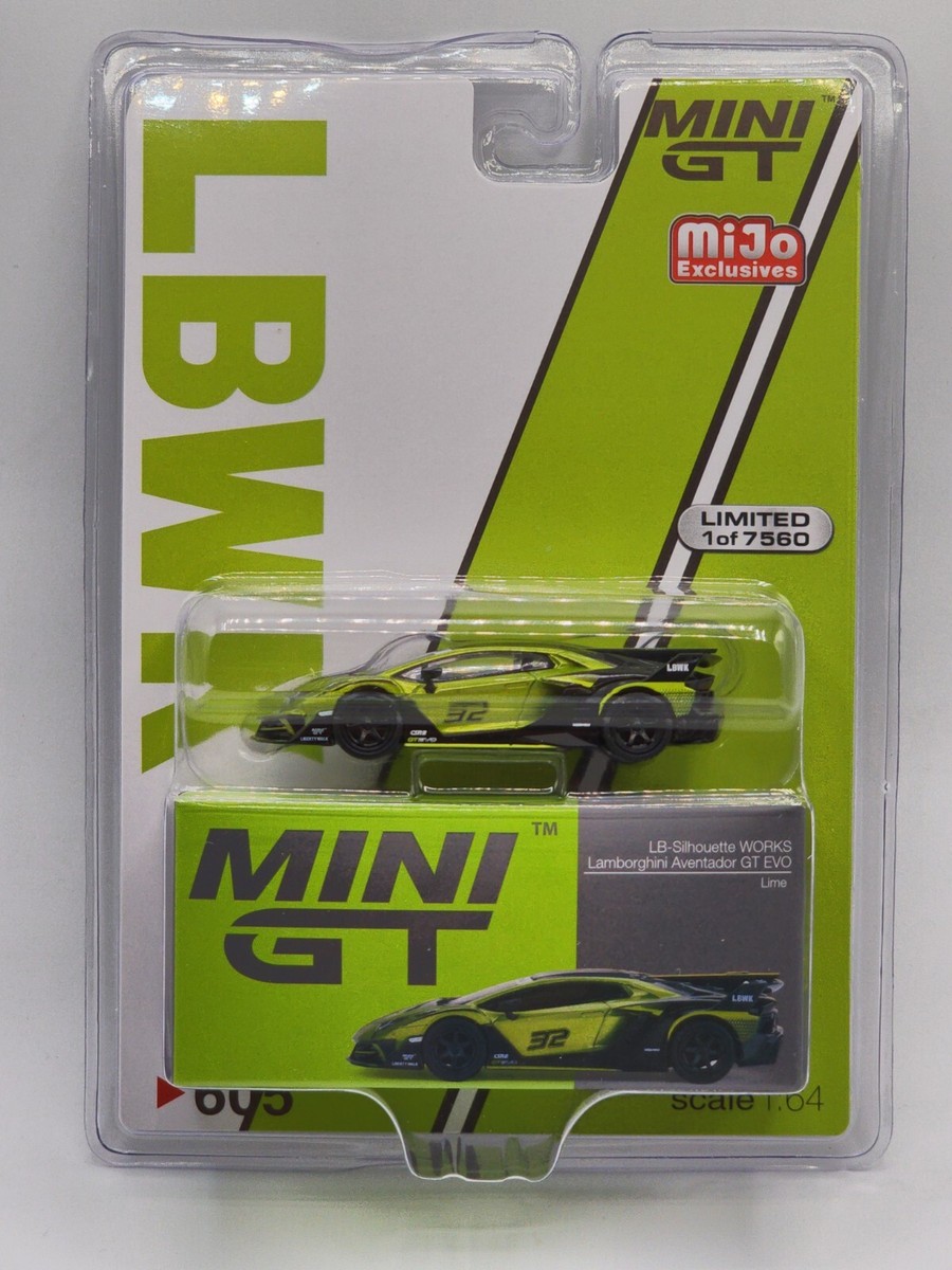 Mini GT Lamborghini LB-Silhouette WORKS Aventador GT EVO Lime