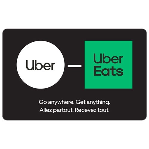 $100 CAD Uber Gift Card - Picture 1 of 1