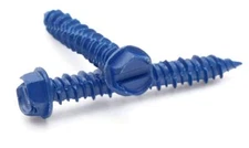 Concrete Hex Head slotted 3/16 x 1-1/4" block / Brick, Masonry Screw Tapcon