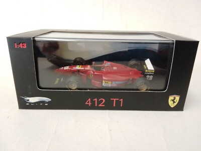 HOTWHEELS élite 1/43 : ferrari 412 T1 1994. Jean. ALESI