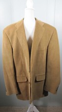 Ralph Lauren Chaps Blazer Men's 46L Tan Corduroy 2 Button Jacket Classic Preppy