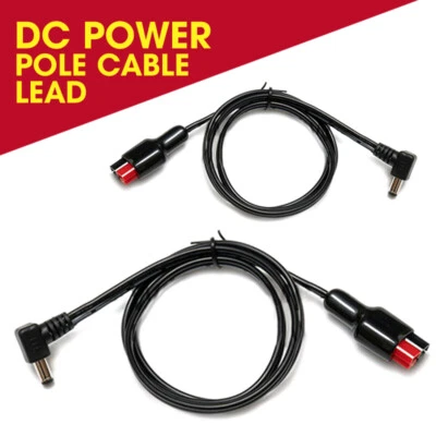 MARKENLOS WINDCAMP Rechtwinkliger Kabelkabel für ICOM IC-705 Transceivernet DC-Strommast