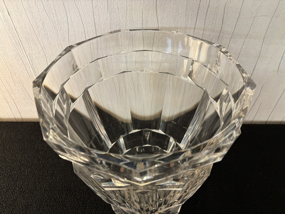 Seau à Champagne En Cristal Taillé – Style Saint Louis – France – Vintage