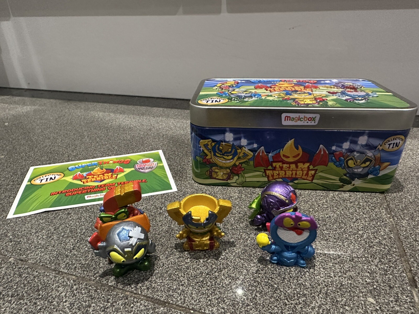 SUPERTHINGS Rivals Of Kaboom Team Terrible Tin With 5 exclusive SuperThings