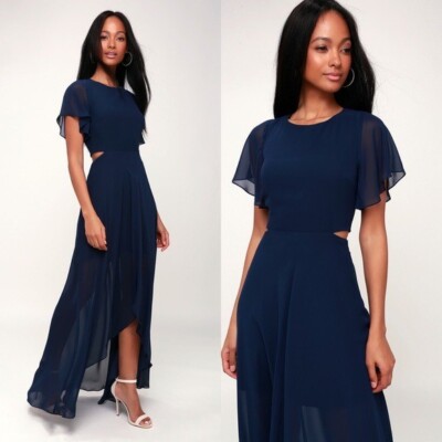 cutout maxi dress ali & jay cutout maxi dress ali & jay CutOut Maxi Jersey Dress 0