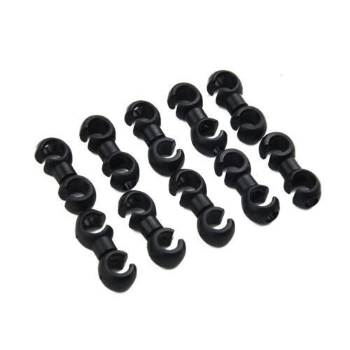 10*Fahrrad Kabel Leitfaden Bremsleitung Halter Schlauch Draht-Clips Klammer MTB - Bild 23 von 27