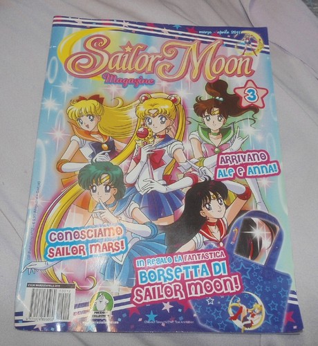 2011 italienische Giochi Preziosi Sammlung Sailor Moon Magazin Band 3 MARS Ann Alan