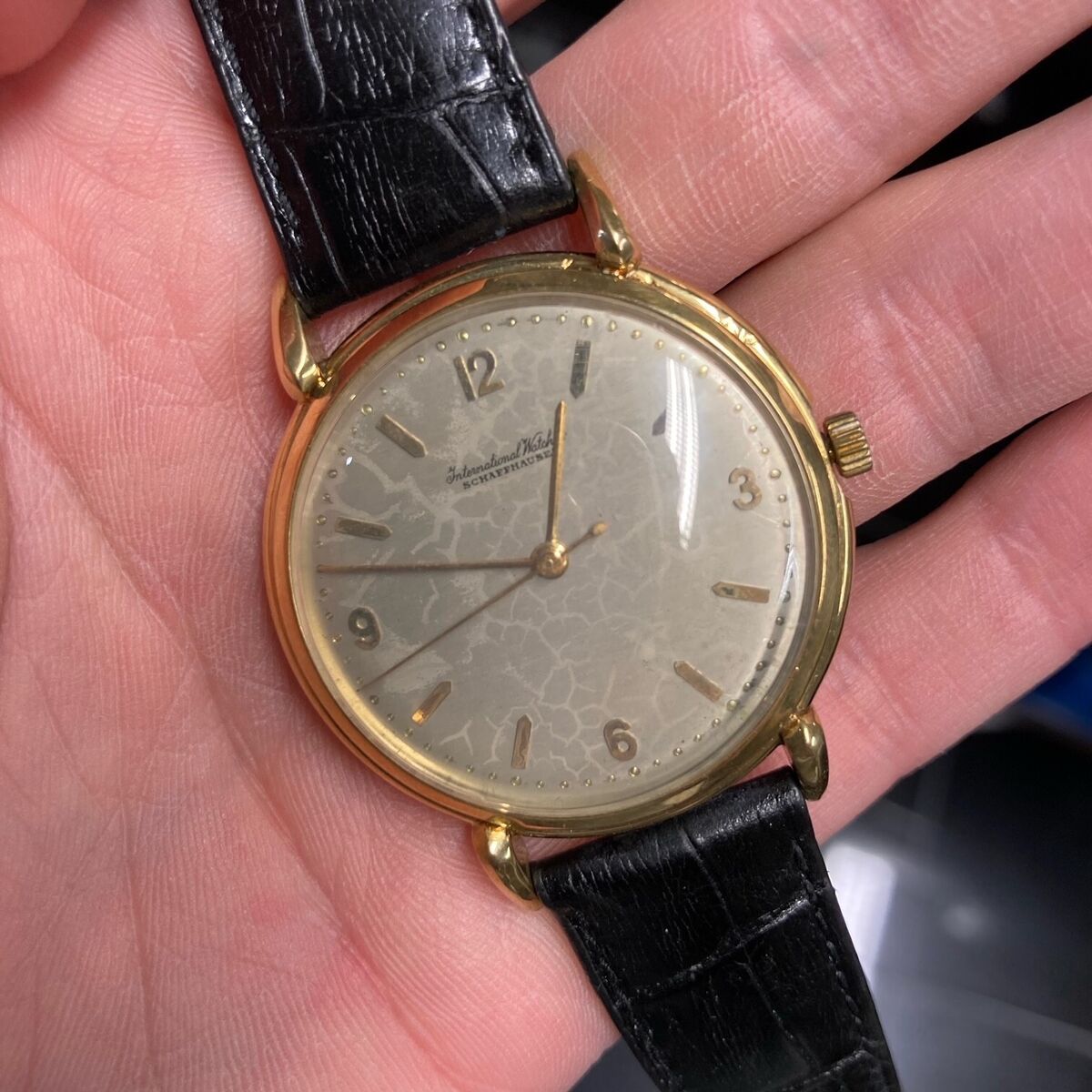 Vintage 1950s IWC Schaffhausen in 18K Yellow Gold Ref.149 | eBay Vintage 1950s IWC Schaffhausen in 18K Yellow Gold Ref.149 | eBay