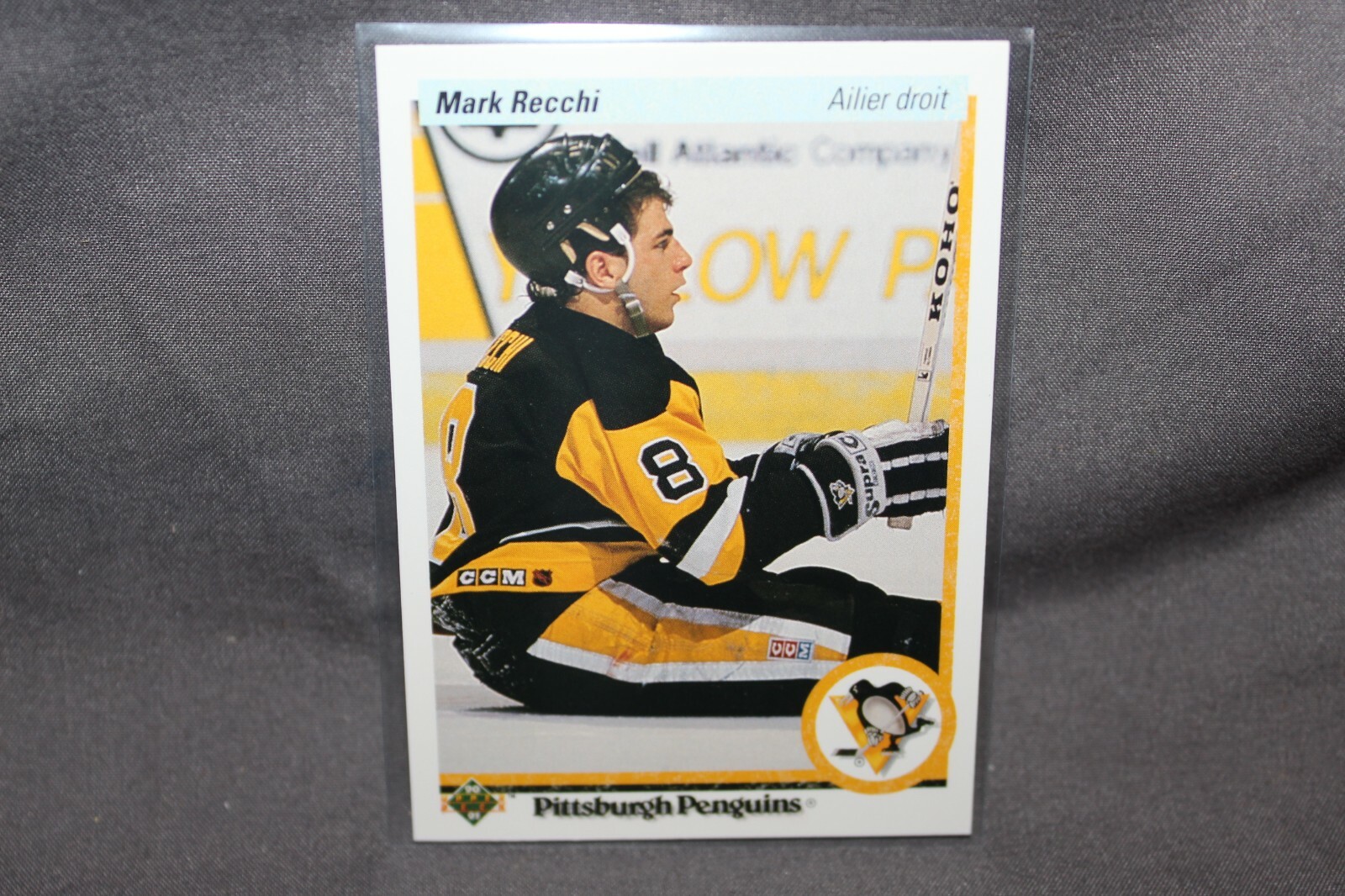 1990-91 Upper Deck Mark Recchi Rookie Rc #178 *French* Penguins Qty Available 