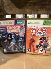 Lot of 2 Xbox 360 Games Dance Central, Glee Karaoke Revolution
