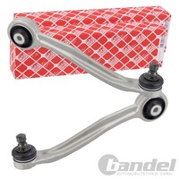 2X febi Querlenker Satz Hinten Oben Vorne Passend FÜR Audi A4 A5 Q5 Porsche