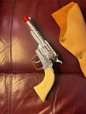 Vintage Pony Boy Cap Gun and Leather Holster