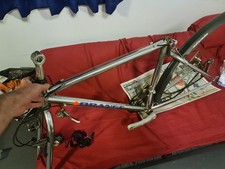 Orange P7 Retro 90s Steel MTB Nickel Plated Frame Shimano Deore / Alivio /XT