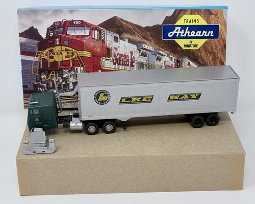 ATHEARN # 5485 ~ KIT SEMIRREMOLQUE Y REMOLQUE LEE WAY ~ ESCALA HO | Zustand: Used