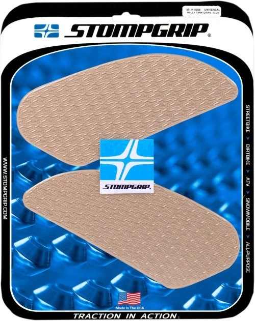 Empuñaduras para tanque Stomp Grip Icon Profile Rally - Transparente motocicleta bicicleta de calle Foto 2 de 4