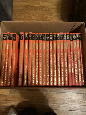 #ad Vtg 1978 Popular Mechanics Do it yourself Encyclopedias Guides And Yearbooks Set $150.00