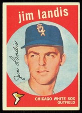 1959 Topps Jim Landis Chicago White Sox #493