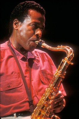 Wayne Shorter American saxophonist during a concert 1991 Music Old Photo 2
