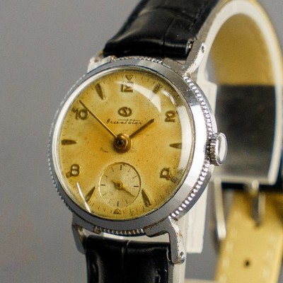 [Exc+5] Orient Orient Star Super No.76 Beige Dial Women's Watch 27mm #2052