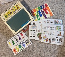 1972 Vintage Fisher-Price School Days Desk and more - Nearly Complete Set