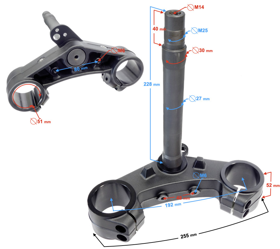Tige de selle Stratos 125 ultra légère en carbone mat pour cycliste