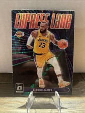 2023-24 Donruss Optic Express Lane Green Shock #9 Lebron James