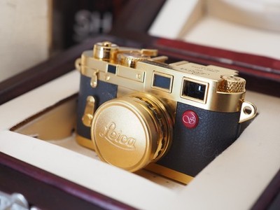 SALE Limited [Unused in Box] SHARAN Leica M3 Gold Model Mini Film Camera #J217