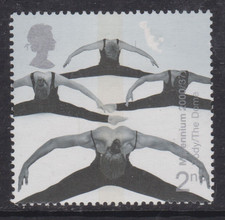 GB 2000 Acrobatic Performers 2nd Mint Never Hung SG 2166 VGC
