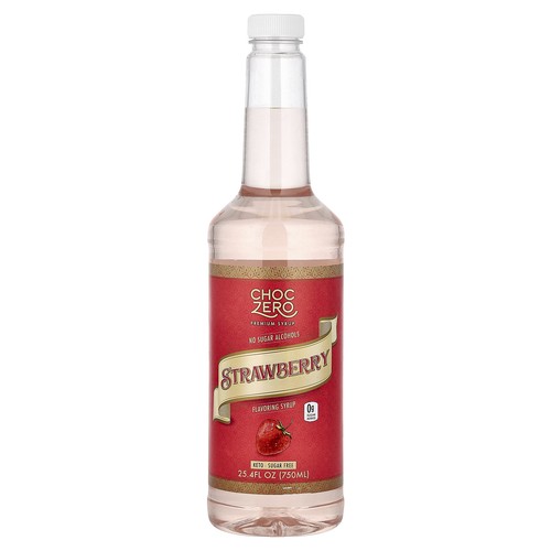 Premium Syrup, Strawberry, Sugar Free, 25.4 fl oz (750 ml)