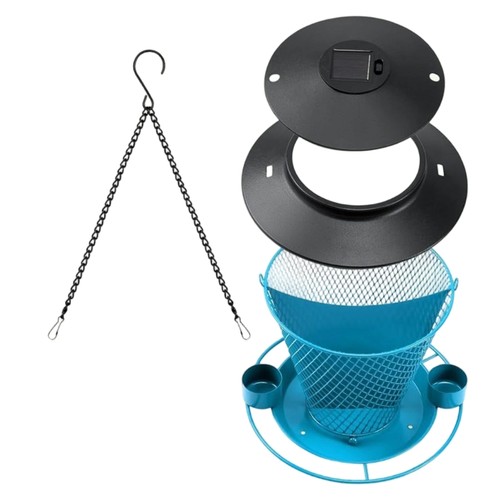Garden Bird Feeder Weather Prevent Rainproof Bird Feeding Station for Outdoor - Picture 14 of 14