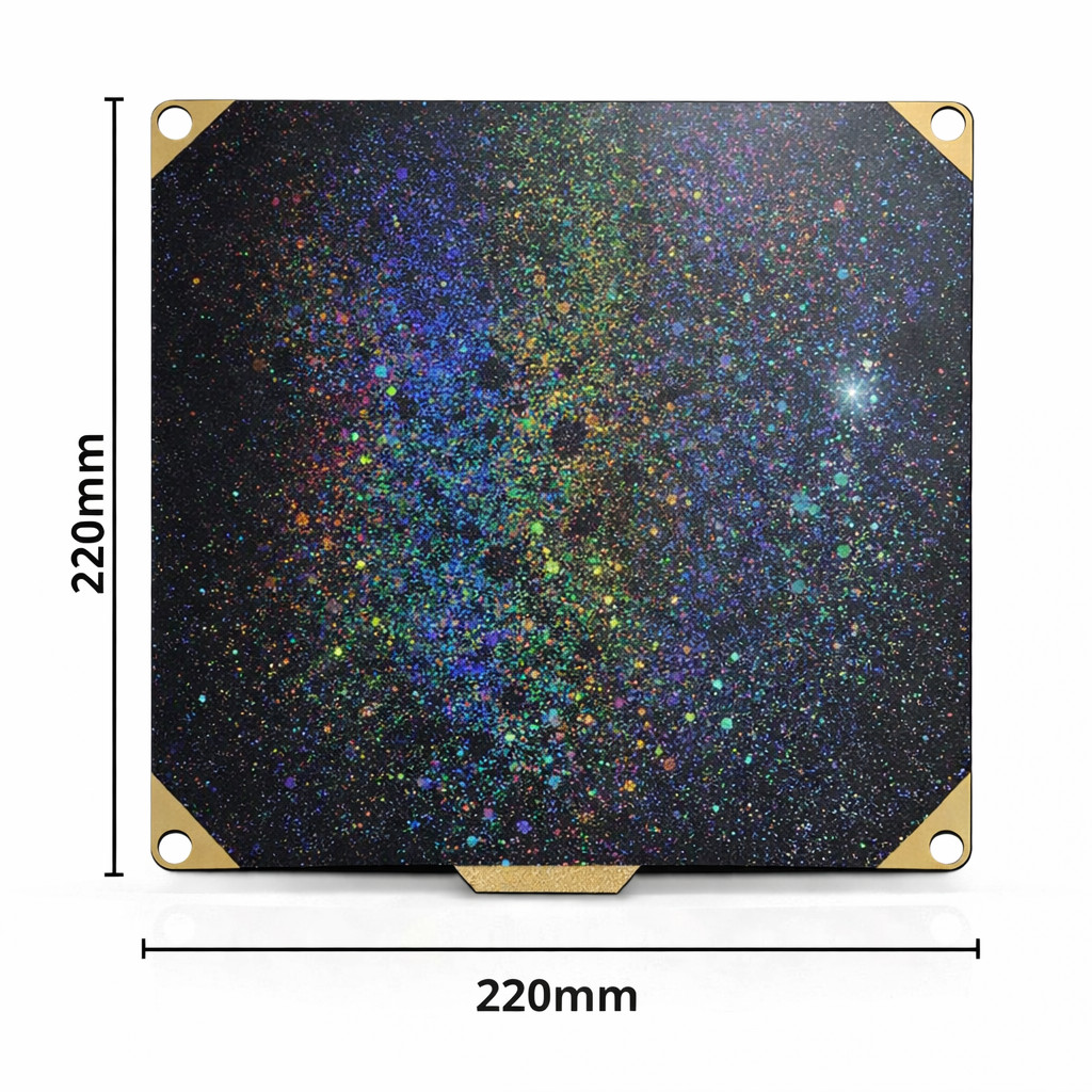 Unterlage für 3D-Drucker Banach, doppelseitig PEI/PEY, 220 x 220 mm - Bild 2