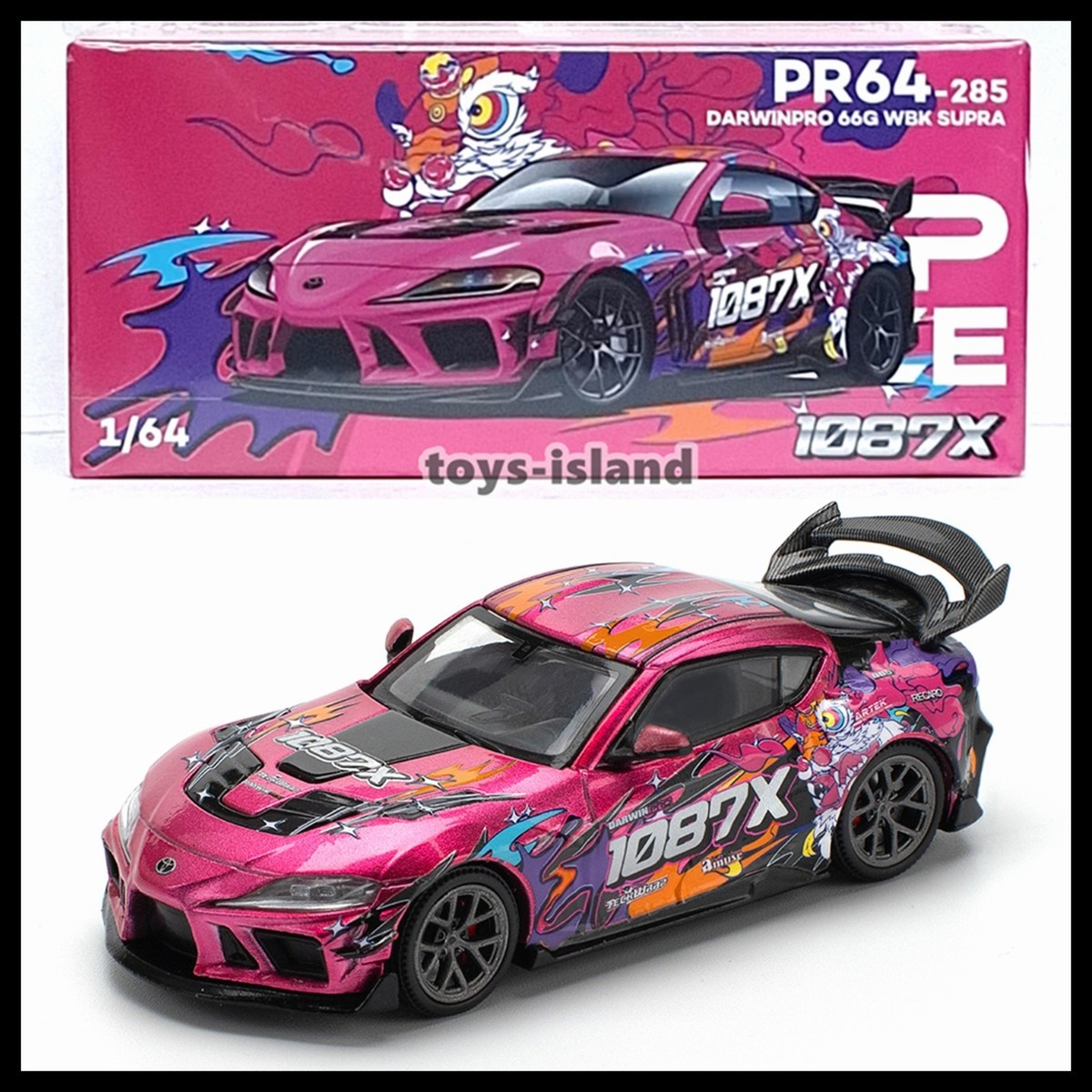 POPRACE PR64-285 1/64 DARWIN PRO 66G WBK SUPRA A90 1087X
