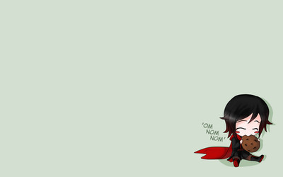 Anime Rooster Teeth Rwby Ruby Rose Cookies 11x17 Poster