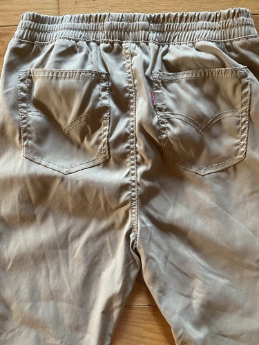 Levi’s Khaki Cargo Joggers Girls Size 12-14 Tan - Picture 5 of 7