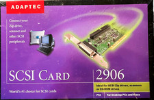 New Adaptec AVA-2906 PCI card SCSI host adapter, for Mac or PC