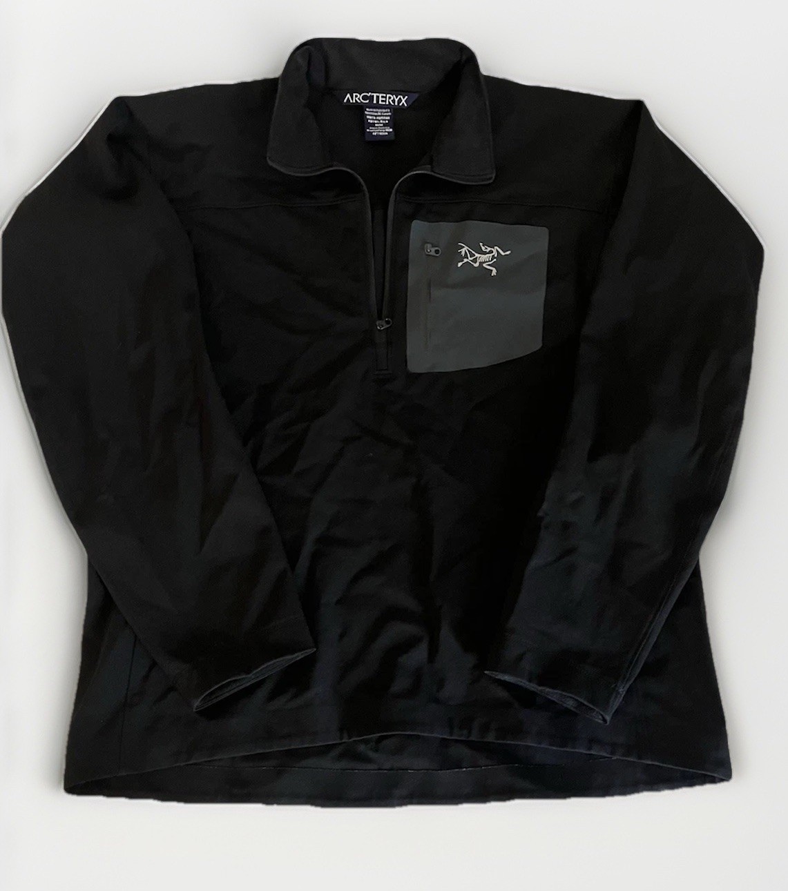 Giacca vintage Arc'teryx DELTA 1 2 ZIP COLLO UOMO soft shell uomo taglia M nera