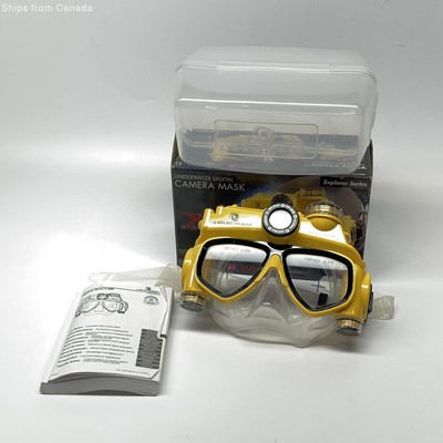 Liquid Image Explorer Series Yellow Underwater Digital Camera Mask
