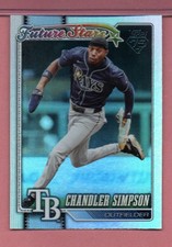 Chandler Simpson Tampa Bay Rays Topps Series 1 Baseball Rainbow Foil #342