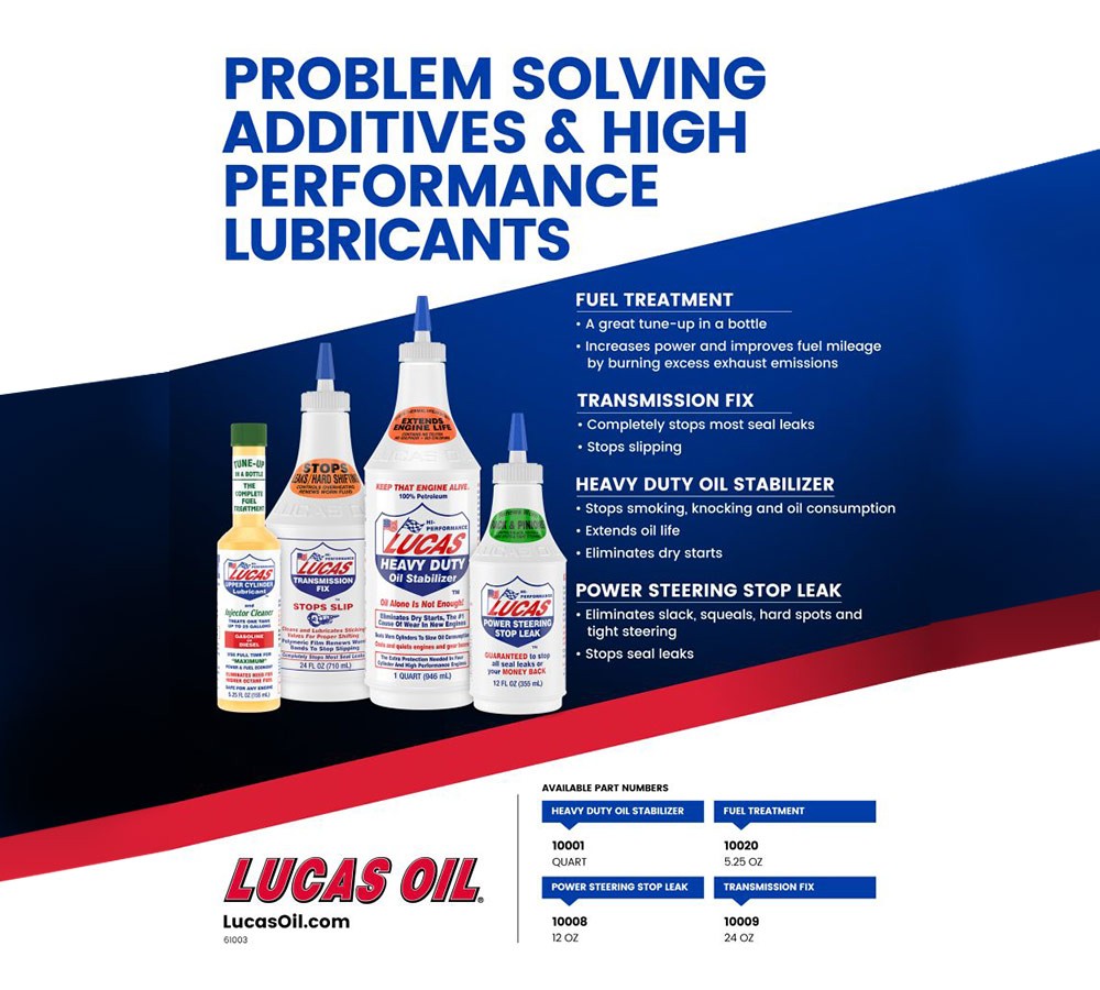 20 - Pack Lucas Oil 10008 Power Steering Fluid Stop Leak