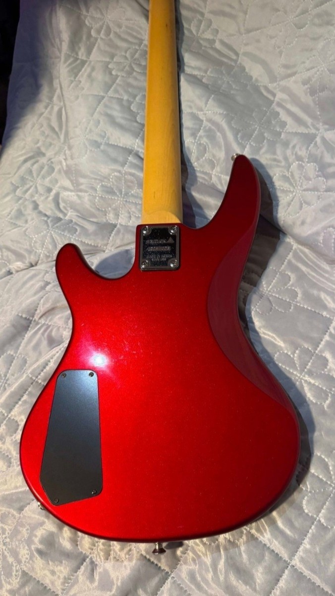 Samick Artist Series 5-String Red Electric Bass Guitar Right