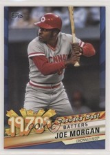 2020 Topps Decades Best Series 2 Batters Blue Joe Morgan #DB-45 HOF 04ek