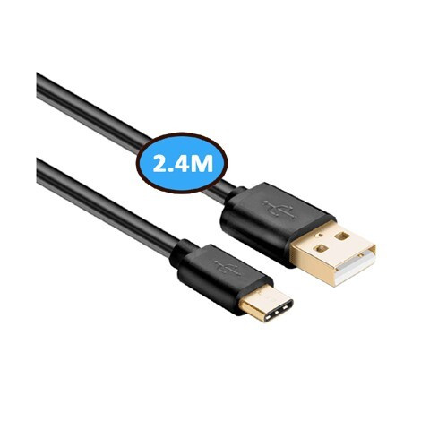Sansai 3.0A Type-C Connector to USB-A Data Transfer Charging Cable 2.4m - Picture 1 of 1
