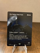 Fire Nation Tank Train [Noxious Gearhulk] - Borderless -Avatar: Eternal MTG