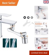 Effortless Cleaning with 1440° Rotating Brass Aerator - Stylish Kitchen Upgrade