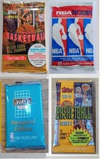  VINTAGE SALE  4x NBA Packs - 1990 91 93 - Ho...