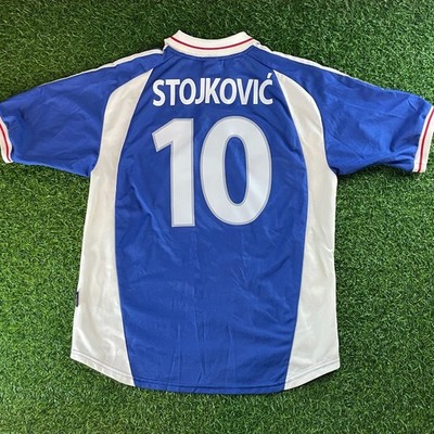Stojkovic - Yugoslavia 2000 2001 Official Jersey Shirt Kit - US L