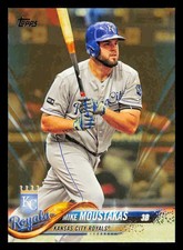 2018 Topps #173 Mike Moustakas /2018 Gold Kansas City Royals